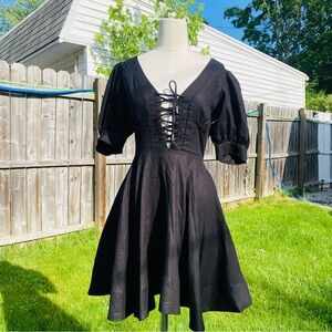 House of Harlow 1960, black dress, small